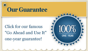 our guarantee